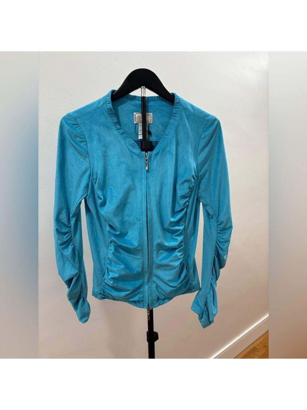 244. NWOT Alberto Makali Blue Women's Jacket